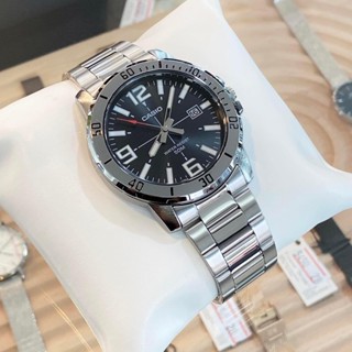 🎁CASIO STANDARD MTP-VD01D-1B ของแท้ 100% พร้อมส่ง ประกัน 1 ปี