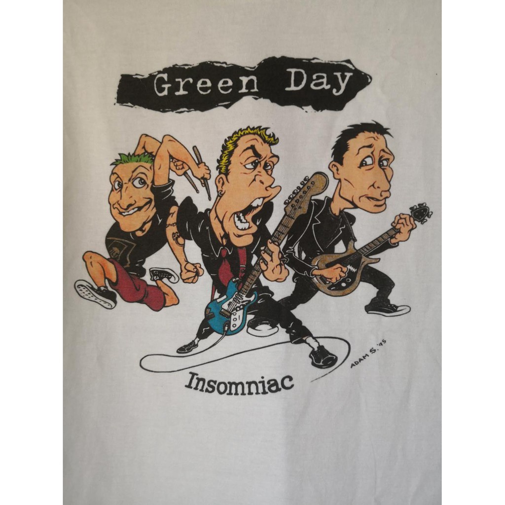 เสื้อยืดเสื้อวงนำเข้า-green-day-insomniac-1995-tour-album-punk-rock-skate-style-vintage-gildan-t-shirt-14