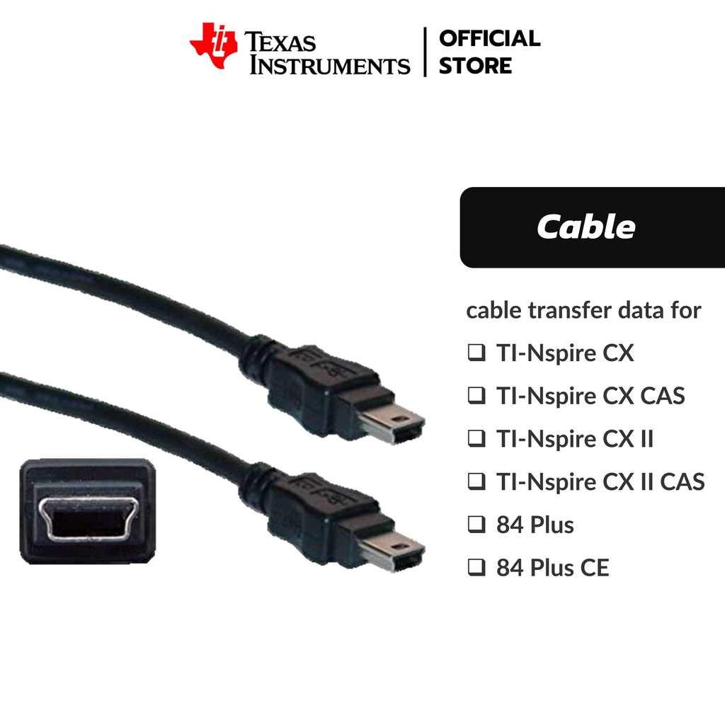 Texas Instruments สายสำหรับถ่ายโอนข้อมูล Cable for Transfer Data (Not ...