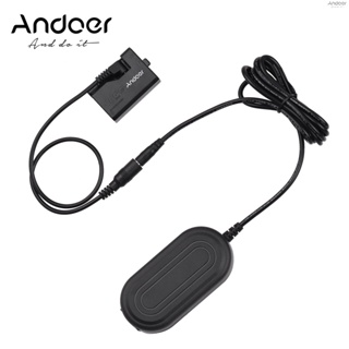 Andoer ACK-E10 AC Power Adapter Dummy Battery Coupler Charger Kit(Replacement for LP-E10) Compatible with  EOS Rebel T3/T5/T6/T7/T100/Kiss X50/Kiss X70/1100D/1200D/1300D/2000D