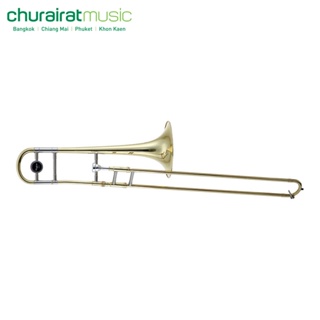 Trombone (Bb Tenor) Custom TB-10 Lacquer ทรอมโบน by Churairat Music