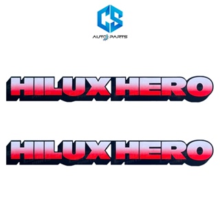 สติ๊กเกอร์ HILUX HERO แดง - TOYOTA HERO
