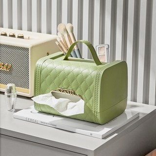 Modern Luxury Tissue Box Home Living Room Kitchen Napkin Box Bedroom Desktop Ins Wind Bag Shape Drawing Paper Box