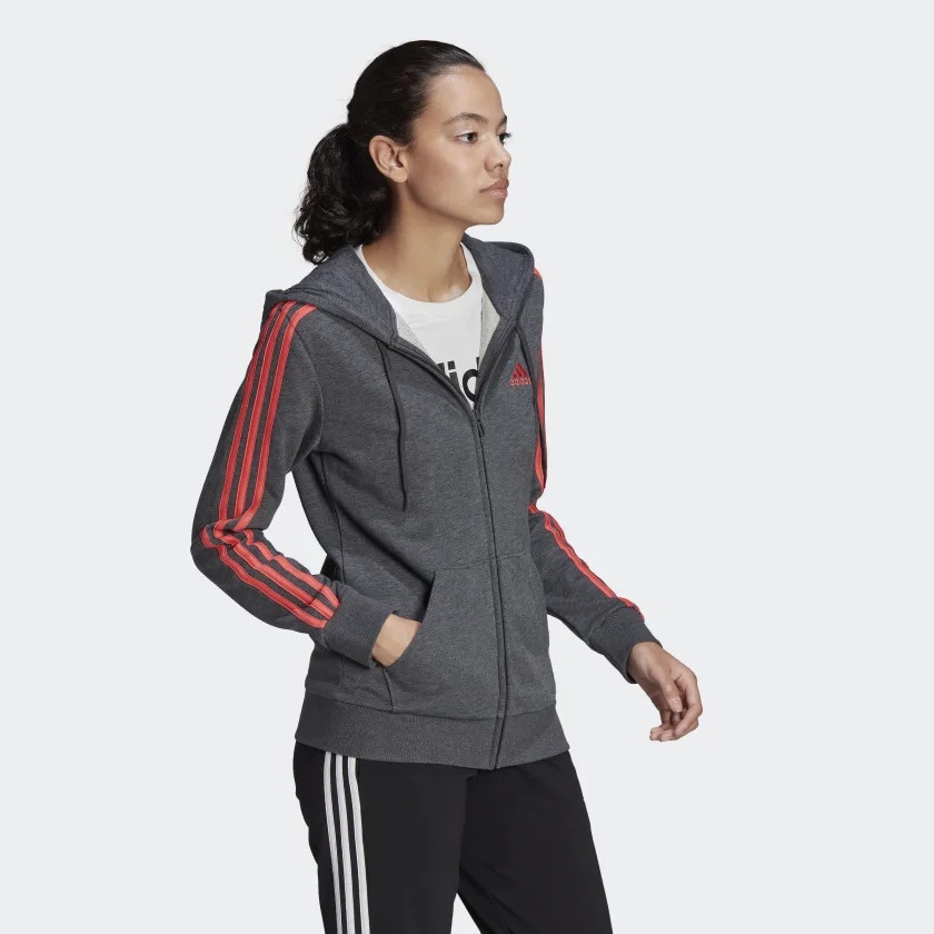 เสื้อ-adidas-essentials-french-terry-3-stripes-full-zip-hoodie-cf8844-สินค้าลิขสิทธิ์แท้