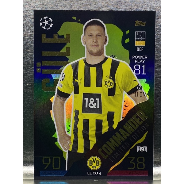 niklas-sule-การ์ดนักฟุตบอล-22-23-การ์ดสะสม-borussia-dortmund-การ์ดนักเตะ-ดอร์ทมุนด์