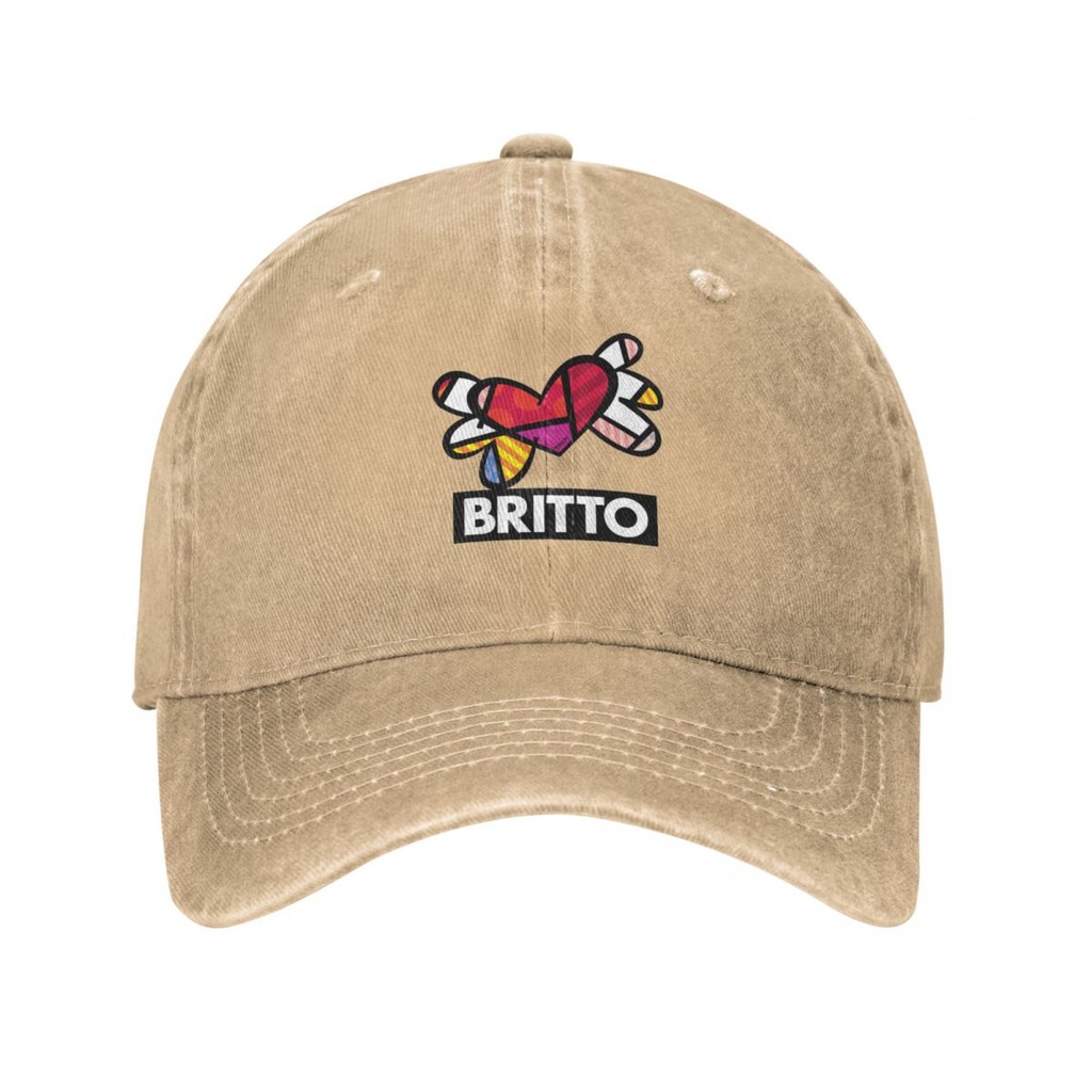 หมวกเบสบอล-ผ้าฝ้าย-100-พิมพ์ลายโลโก้-britto-ปรับขนาดได้-เข้ากับทุกชุด-สําหรับผู้ชาย-และผู้หญิง