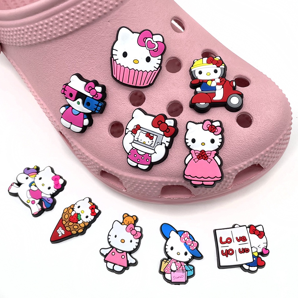 crocs-เครื่องประดับ-เข็มกลัด-รูป-hello-kitty-croc-jibbits-unicorn-bear-jibitz-charm-hellokitty-jibits-น่ารัก-สําหรับผู้หญิง