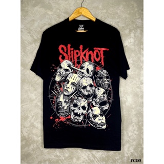 Slipknotเสื้อยืดสีดำสกรีนลายFC289