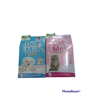 Dog Milk /Cat Milk นมสุนัข นมผงสำเร็จรูป โปรตีนสูง ผสมเคซีน เพื่อการเจริญเติบโต สำหรับสุนัข 3 วันขึ้นไป (300 กรัม/แพ็ค)