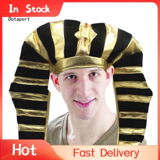 Kddt- หมวกฟาโรห์อียิปต์โบราณ ลายทาง สไตล์อียิปต์ สร้างสรรค์บรรยากาศ สําหรับงานปาร์ตี้