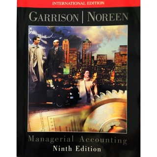 🎀Book🎀Managerial Accounting Garrison, Ray H.; Noreen, Eric W.