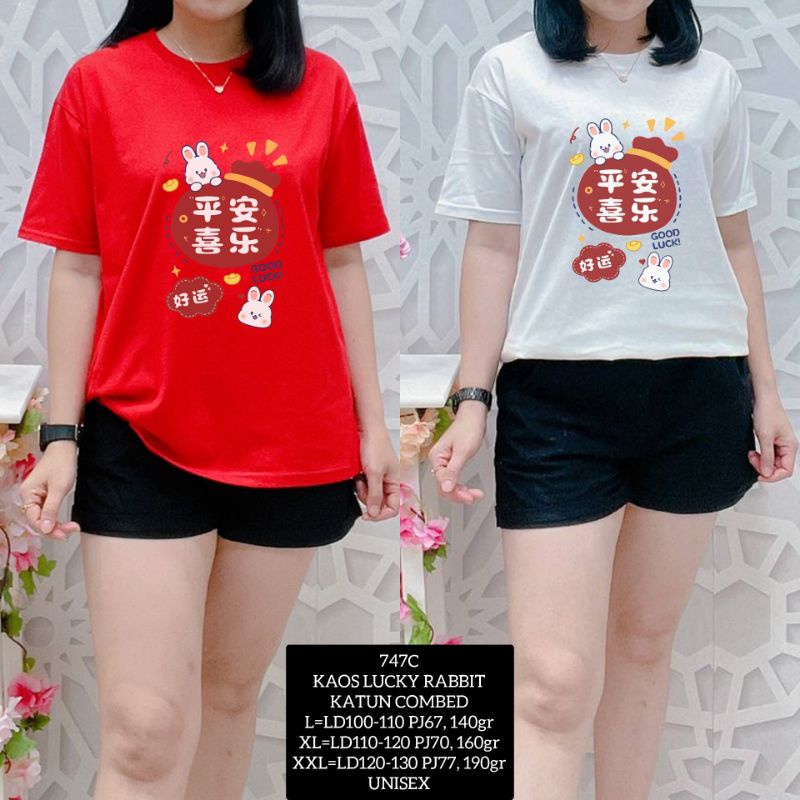 s-5xl-ผ้าฝ้าย-100-km-747-jaos-lucky-rabbit-unisex