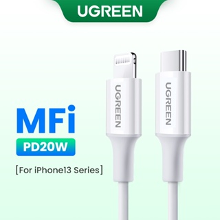 สินค้า Ugreen สายชาร์จ USB C เป็น Ligtning ชาร์จเร็ว สําหรับ iPhone X XS XR 8 7 36W 1M iPhone 14 14 Pro Pro Max