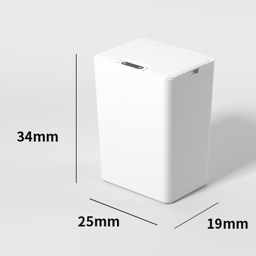 ถังขยะอัตโนมัติ-15l-ถังขยะอัจฉริยะ-ถังขยะเปิดปิดอัตโนมัติ-sensor-waste-ถังขยะสีขาว-เหมาะทุกมุมห้อง