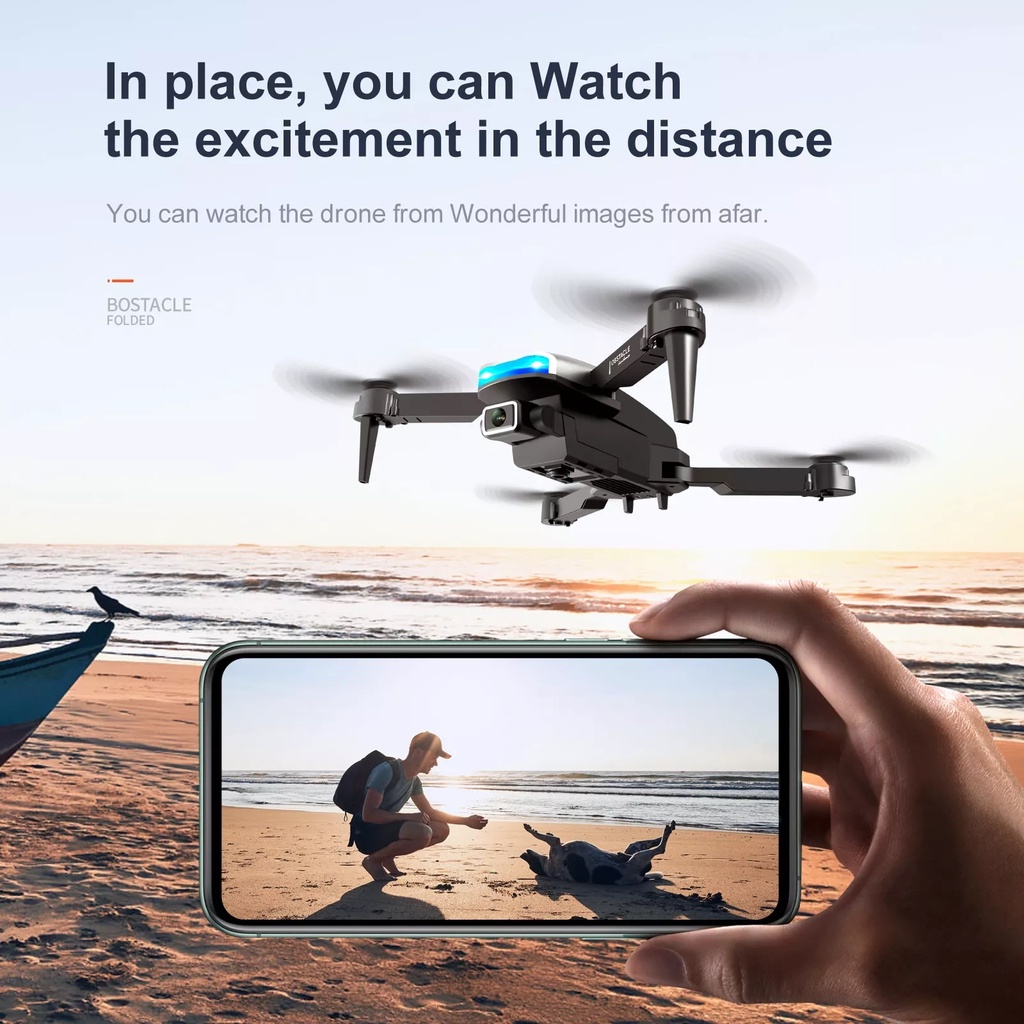ภาพสินค้าโดรนS85 pro drones quadcopterโดรนถ่ายภาพทางอากาศ โดรนพกพา 1080P ถ่ายวีดีโอ กล้องชัด โดรนไร้สาย โดรนบังคับ จากร้าน assawed บน Shopee ภาพที่ 4