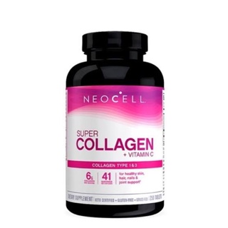 NEOCELL Super Collagen +C Type 1&amp;3 คอลลาเจน 6000 มก. 250 เม็ด