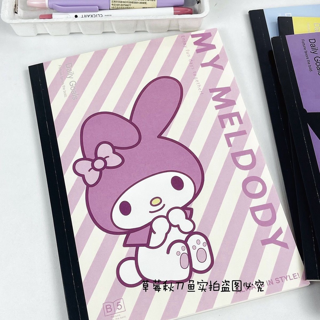 ภาพสินค้าSanrio B5 โน๊ตบุ๊ค Kulomi Pudding Dog Melody Melody เครื่องเขียน จากร้าน yilan8stationery.th บน Shopee ภาพที่ 6