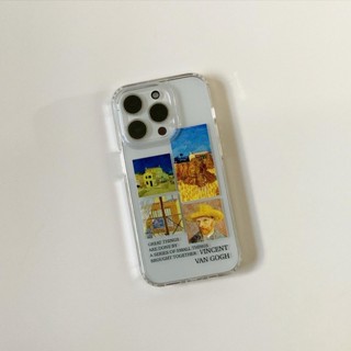 chaptercase | little vangoh museum เคสสกรีนหลังใส รับทำมากกว่า 400รุ่น