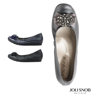 ภาพหน้าปกสินค้าJOLI SNOB | Comfort Flat รองเท้าคัทชู ส้นแบน ใส่สบาย ผู้หญิง Made in Japan | 「Ribbon Bijou」 FC-39803 ที่เกี่ยวข้อง