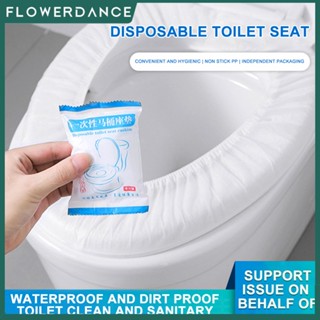แพคเกจส่วนบุคคลทิ้ง Waterproofcover เสื่อเพื่อสุขภาพกันน้ำแผ่นกระดาษชำระเดินทางนุ่มสบายห้องน้ำสุขาภิบาลตั้งแคมป์ Flowerdance