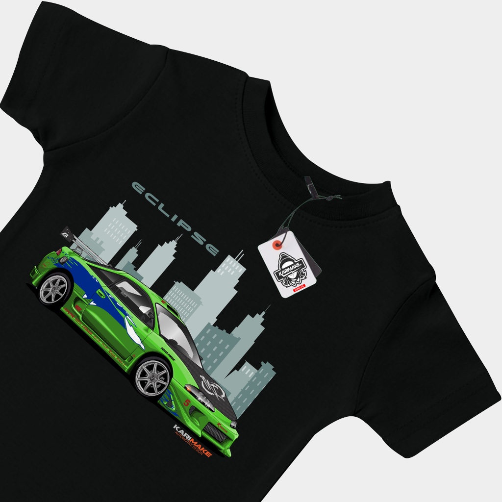 เสื้อยืด-ลาย-karimake-mitsubishi-eclipse-furious-brian-o-connor-jdm-legend-สําหรับเด็ก