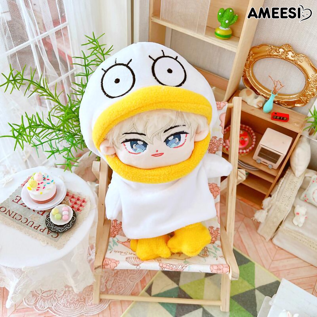 ameesi-ตุ๊กตาผ้าฝ้าย-ตาโต-ขนปุย-น่ารัก-ไม่มีสิ่งกีดขวาง-20-ซม-ของเล่นสําหรับเด็ก