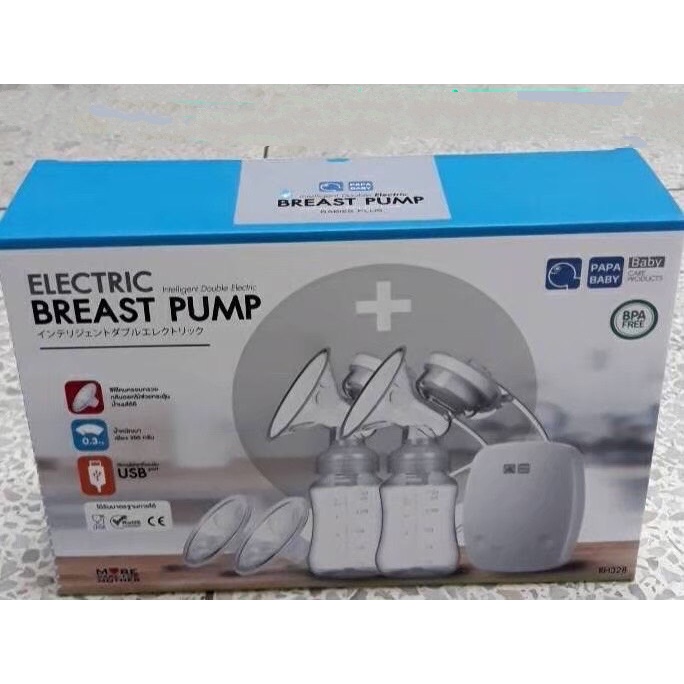 PAPA Electric Breast Pump เครื่องปั๊มนมไฟฟ้าแบบคู่ รุ่น PR-RH328 ...