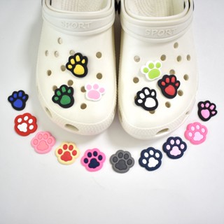 Crocs Jibbitz Pins ใหม่ น่ารัก อุ้งเท้า DIY รองเท้า จี้ กระดุม