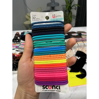 Scunci elastic medium hold แบ่งขาย 8 เส้น 89 ยางมัดผม ยางรัดผม