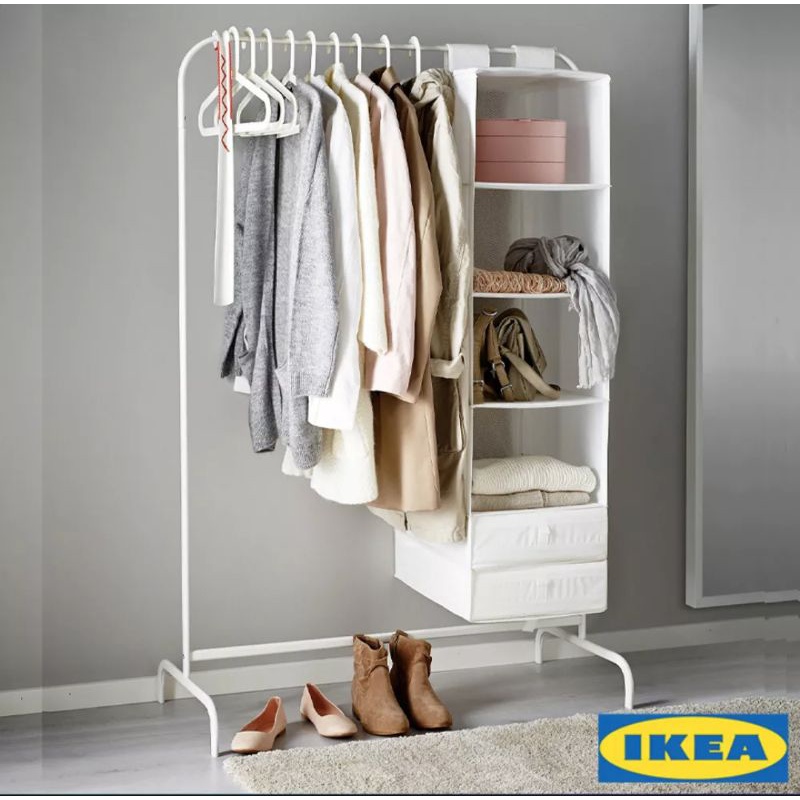 ภาพหน้าปกสินค้าIKEA แท้ MULIG มูลิก ราวแขวนเสื้อ ราวแขวนผ้า ราวตากผ้า