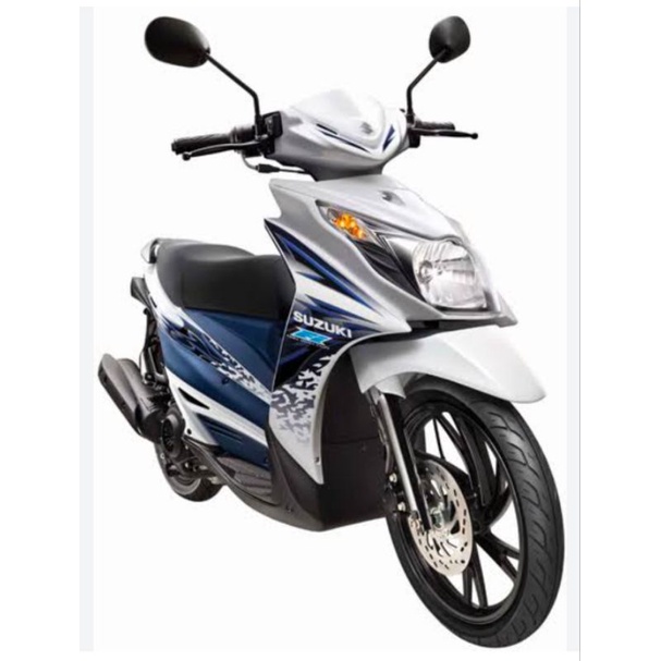 สติกเกอร์-ลาย-suzuki-hayate-125-สีขาว-คุณภาพดี-สําหรับติดตกแต่งรถจักรยานยนต์