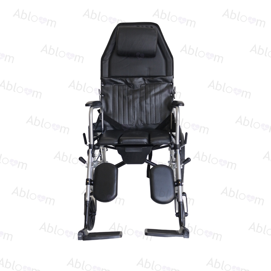 abloom-รถเข็นผู้ป่วย-รถเข็นนั่งถ่าย-พร้อมปรับเอนนอนได้-reclining-commode-wheelchair