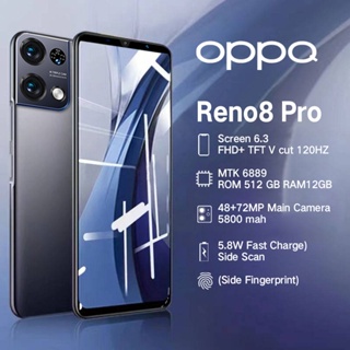 ภาพหน้าปกสินค้าโทรศัพท์มือถือ OPPO reno8 โทรศัพท์ (ของเเท้100%) แรม12GB รอม512GB โทรศัพท์มือถือราคาถูก 5G Smartphone การรับประกัน 2ป ที่เกี่ยวข้อง