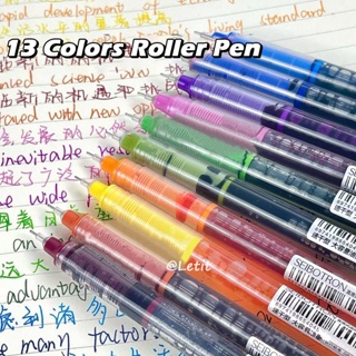 ภาพหน้าปกสินค้าLetit ปากกาเจล 0.5 มม. 13 สี แห้งเร็ว เครื่องเขียน ที่เกี่ยวข้อง