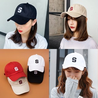 Cap_S Hat หมวกแก็ป ลายปัก มีหลายสี ราคาถูก พร้อมส่ง