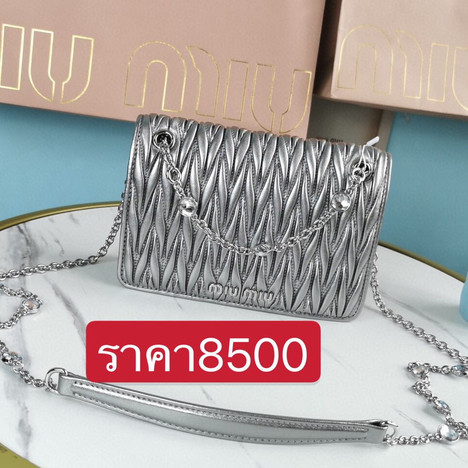 พรี-ราคา48500-miu-miu-5bp065-matelasse-หนังแกะ-กระเป๋าสะพาย-กระเป๋าสะพายข้าง