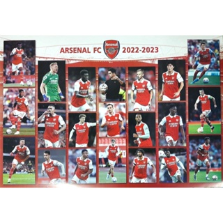 โปสเตอร์ อาร์เซนอล ล่าสุด 2022-2023 (23/12/65) Arsenal รูปภาพ กีฬา football ฟุตบอล โปสเตอร์ ติดผนัง สวยๆ poster