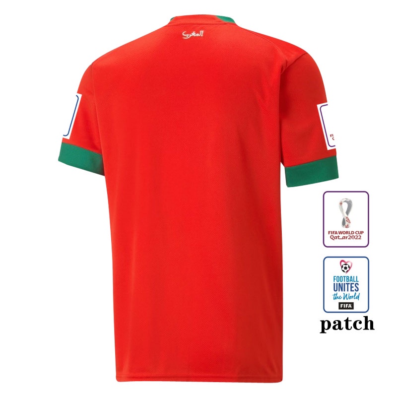 เสื้อกีฬาแขนสั้น-ลายทีมชาติฟุตบอล-morocco-2022-23-ชุดเหย้า-ไซซ์-s-2xl-22-23