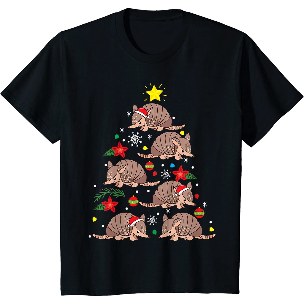 เสื้อยืด-พิมพ์ลายต้นคริสต์มาส-armadillo-zookeeper-สุดฮา-เหมาะกับของขวัญ-สําหรับผู้หญิงเสื้อคู่รัก
