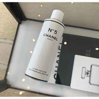 แท้ทั้งร้าน !! แบ่งขายออย CHANEL N° 5 LE GEL PAILLETE THE SPARKLING BODY GEL ขนาด 10 ML.