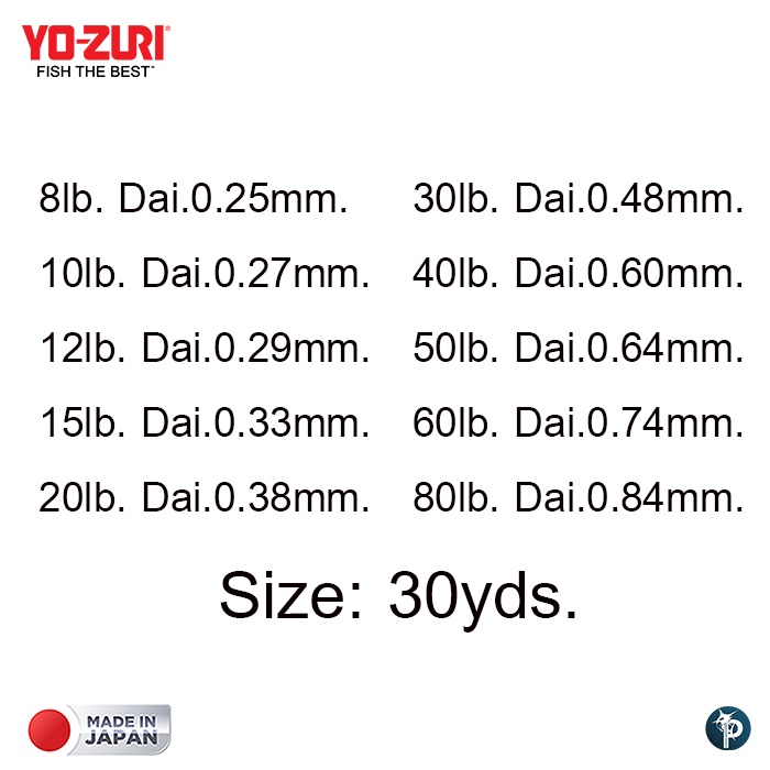 ภาพหน้าปกสินค้าสาย YO-ZURI H.D.CARBON Size 30yds. จากร้าน parknum_fishing บน Shopee