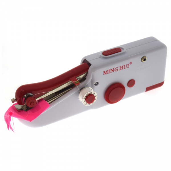 mini-handheld-sewing-machineจักรเย็บผ้าแบบพกพาสำหรับงานซ่อมชั่วคราว