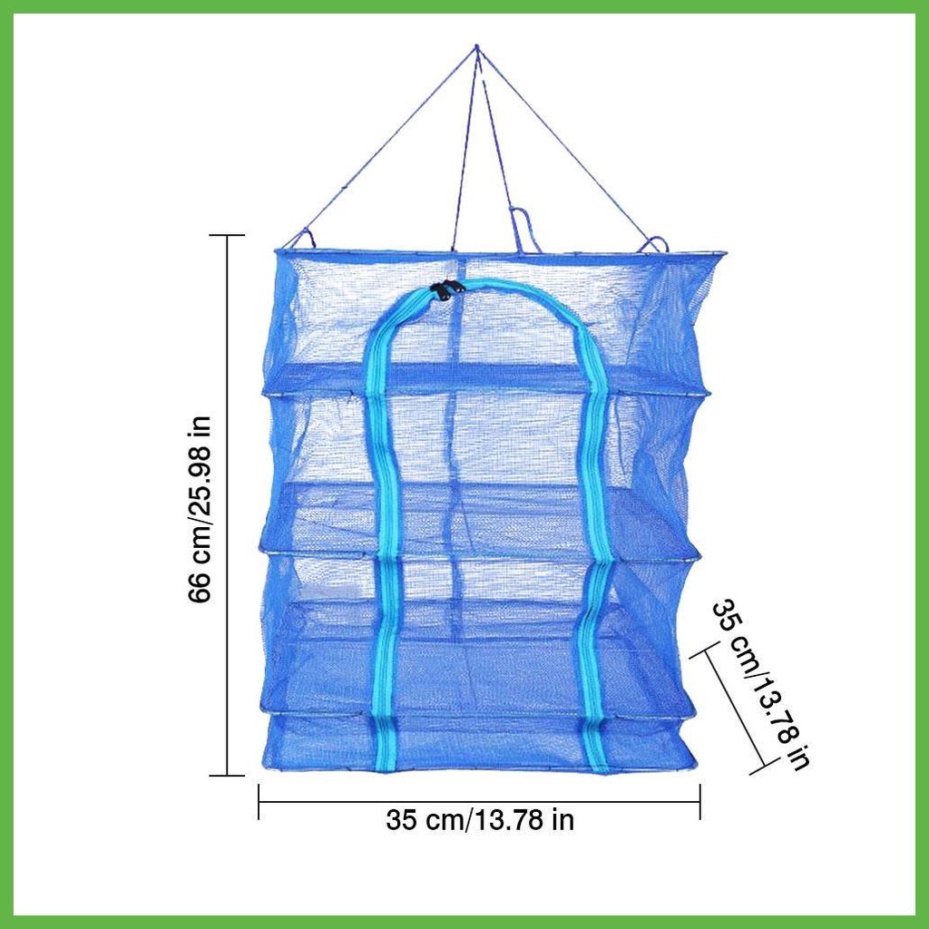 ตาข่ายตากปลา-กุ้ง-ผัก-ผลไม้-4-ชั้น-พับได้