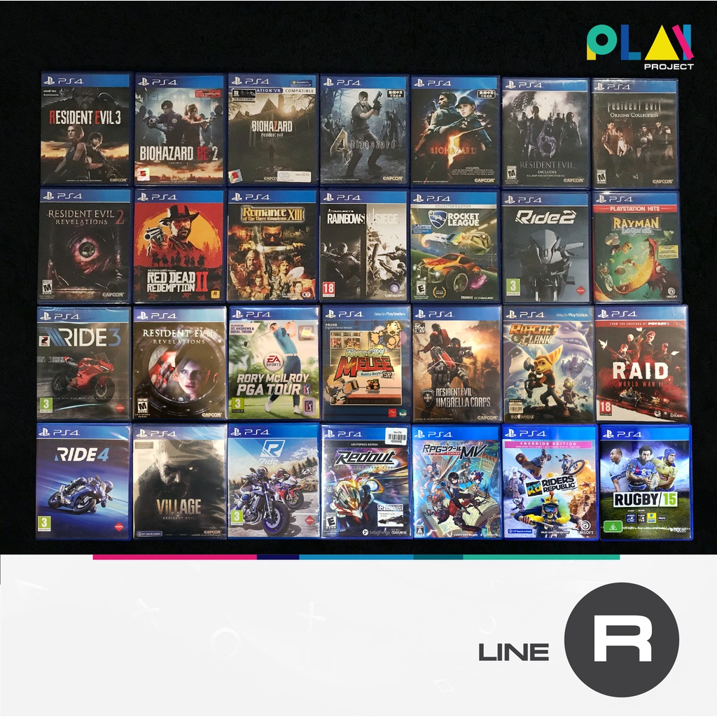 ภาพหน้าปกสินค้าเกม PS4 มือสอง กว่า 100 เกม (รายชื่อตัวอักษร R )