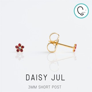 (ก้านสั้น สำหรับเจาะSterile)Baby Daisy JUL Ruby ก้านสีทอง ปลอดภัย 100%_STD046