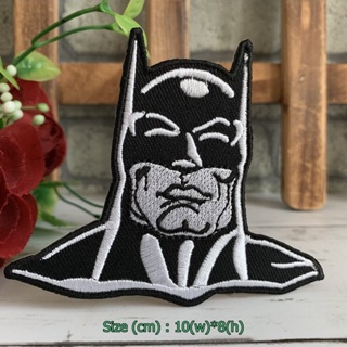 Batman ตัวรีดติดเสื้อ อาร์มรีด อาร์มปัก ตกแต่งเสื้อผ้า หมวก กระเป๋า แจ๊คเก็ตยีนส์ Movie Embroidered Iron on Patch