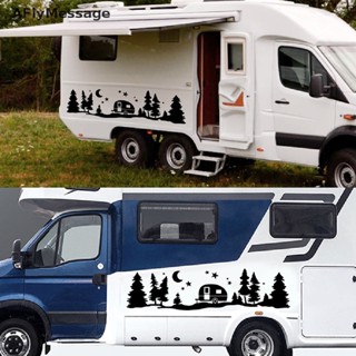 Afl สติกเกอร์ไวนิล รูปป่าต้นไม้ สําหรับตกแต่งรถยนต์ SUV RV Van Caravan Offroad TH