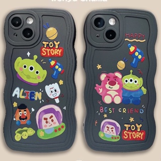 สำหรับ เคส iPhone 14 13 11 12 Pro Max Toy Story Case สำหรับ iPhone 13 11 12 Pro Max XR X XS 7 8 Plus 6 6S SE i7Plus ปลอกการ์ตูนน่ารัก ลายหยัก Monsters University Buzz Woody Alien Lightyear กล้องป้องกันเลนส์ซิลิโคนฝาครอบโทรศัพท์ 14Pro 13Pro 12Pro max iPhon