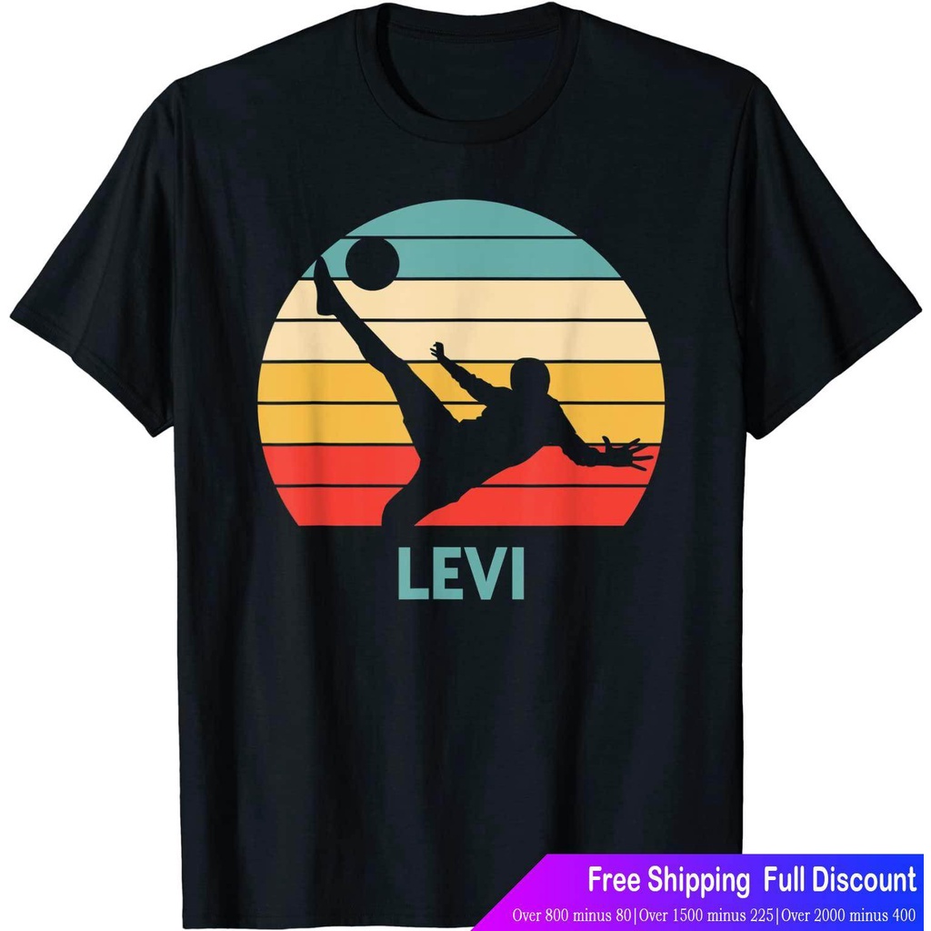 leeee-ลีวายส์เสื้อยืดกีฬา-levi-name-gift-personalized-soccer-t-shirt-levis-mens-womens-t-shirts-แขนสั้นtee-59