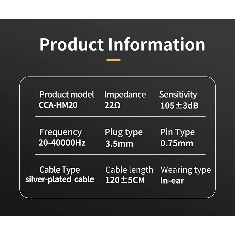 cca-hm20-หูฟัง-hybrid-8-ไดรเวอร์-7ba-1dd-ซาวสเตจกว้าง-ประกันศูนย์ไทย